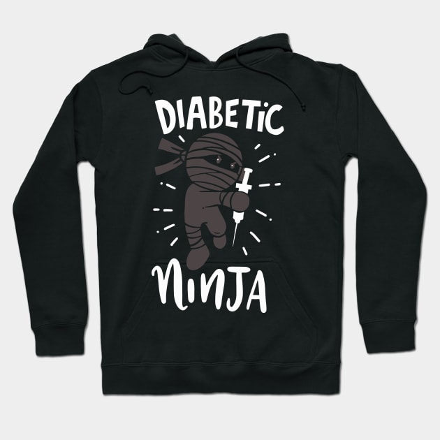 Diabetic Ninja Hoodie by Shirtbubble